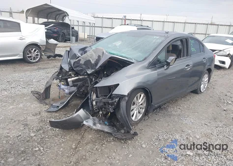 2012 Honda Civic Ex-L z USA, uszkodzony, nr VIN 2HGFB2F90CH547163